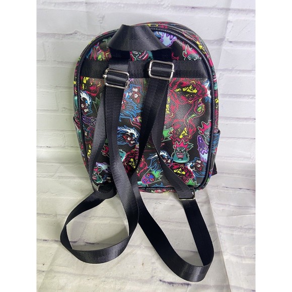 Disney Villains Vixen All Over Print Faux Leather Mini Backpack Bag Purse main image 6